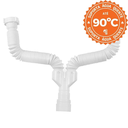 Ver imagem 4 de Sifão Sanfonado Duplo Universal Extensivel Astra 58cm