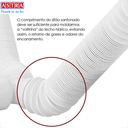 Ver imagem 2 de Sifão Sanfonado Duplo Universal Extensivel Astra 58cm