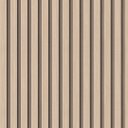 Ver imagem 3 de Papel de Parede Adesivo Madeira Ripado Creme Fina Gh Papel de Parede 2,8m