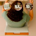 Ver imagem 3 de Kit 2 Cadeira de Jantar Emily Estofada Linho Bege Pé de Madeira Castanho - Arkell