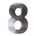 Ver imagem 1 de Número 8 em Acm Espelhado 60mm - 360-8 - Numeral