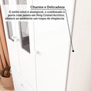 Ver mais imagens de Guarda Roupa Infantil 3 Portas com Janelas Retangulo e 2 Gavetas 100% MDF Cocada