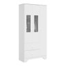 Guarda Roupa Infantil 3 Portas com Janelas Retangulo e 2 Gavetas 100% MDF Cocada - 2
