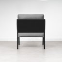 Ver mais imagens de Poltrona Couro Sintético Cinza/Preto Soho CabeCasa MadeiraOriginals
