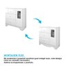 Cômoda Infantil 1 Porta com Janela Retangulo e 3 Gavetas 100% MDF Cocada - 6