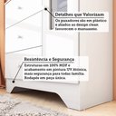 Ver imagem 7 de Cômoda Infantil 1 Porta com Janela Retangular e 3 Gavetas 100% MDF Cocada