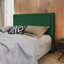 Ver imagem 1 de Cabeceira Cama Box King 1,93m Estofada Aruba Veludo Verde