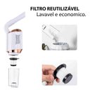Ver imagem 4 de Aspirador Po Sem Fio Portatil Extra Forte 120W Sucçao Potente Resistente Multiuso Limpa Casa Sofa Es