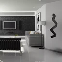 Ver imagem 3 de Escultura Parede Decoração Salas Hall Escadas Escritório Exclusivo no Brasil Home Decor Preto