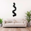 Ver imagem 2 de Escultura Parede Decoração Salas Hall Escadas Escritório Exclusivo no Brasil Home Decor Preto