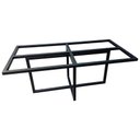 Ver imagem 6 de Base de Ferro para Mesa de Jantar - Modelo Industrial - Preto Eletrostático