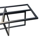 Ver imagem 3 de Base de Ferro para Mesa de Jantar - Modelo Industrial - Preto Eletrostático