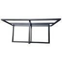 Ver imagem 7 de Base de Ferro para Mesa de Jantar - Modelo Industrial - Preto Eletrostático