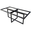 Ver imagem 4 de Base de Ferro para Mesa de Jantar - Modelo Industrial - Preto Eletrostático