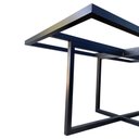 Ver imagem 2 de Base de Ferro para Mesa de Jantar - Modelo Industrial - Preto Eletrostático