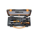 Ver imagem 1 de Jogo de Soquetes Estriados 28 Peças com Catraca e Acessórios 1/4'' 900mb/c28 Beta