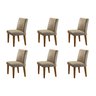 Conjunto 6 Cadeiras Madeira Sofia - 1