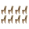 Conjunto 8 Cadeiras Madeira Munique - 1