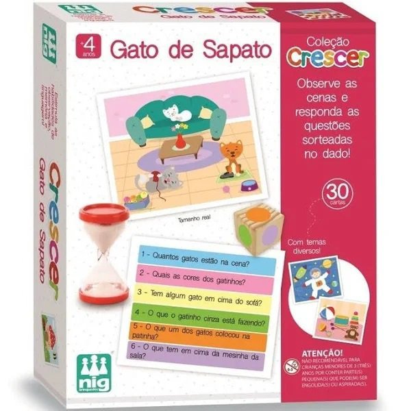 Kit De 4 Jogos Educativos Para Crianças Nig Peças Em Madeira em