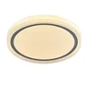Plafon Led Redondo 40cm 60w 4800lm Multitemperatura Bivolt em Metal Cromado e Acrílico - 1
