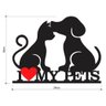 Escultura De Mesa Adorno Preto I Love My Pets - 2