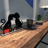 Escultura De Mesa Adorno Preto I Love My Pets - 1