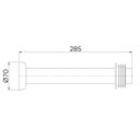 Ver imagem 2 de Tubo de Ligaçao Docol 1.1/2 x 30 - Cromado | 00626606