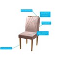 Ver imagem 4 de Conjunto Sala De Jantar 4 Lugares Cadeiras Mel/off-white