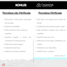 Cuba para Banheiro Kohler Vox de Sobrepor Quadrada 41x41cm Black Matte 2661br-7 Preto - 3