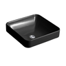 Cuba para Banheiro Kohler Vox de Sobrepor Quadrada 41x41cm Black Matte 2661br-7 Preto - 2