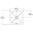 Ver imagem 5 de Cuba para Banheiro Kohler Vox de Sobrepor Quadrada 41x41cm Black Matte 2661br-7 Preto