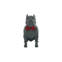 Ver imagem 5 de Pitbull Macho Orelha Cortada com Gravata Miniatura Decoração 3d:cinza