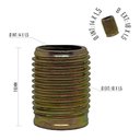 Ver imagem 3 de Rosca Postiça Bucha Roscada - M14x1,5 - M18x1,5 - 10 Pçs