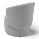 Ver imagem 7 de Kit 02 Poltronas Decorativas Aisha Orgânica Bouclê Cinza Claro - Desk Design