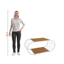 Ver imagem 6 de Mesa de Centro Industrial Kappesberg Crome 90cm Metal e MDP