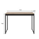 Ver imagem 2 de Escrivaninha Mesa para Escritório Home Office Laminado com Preto - Modelo Shoopmaga