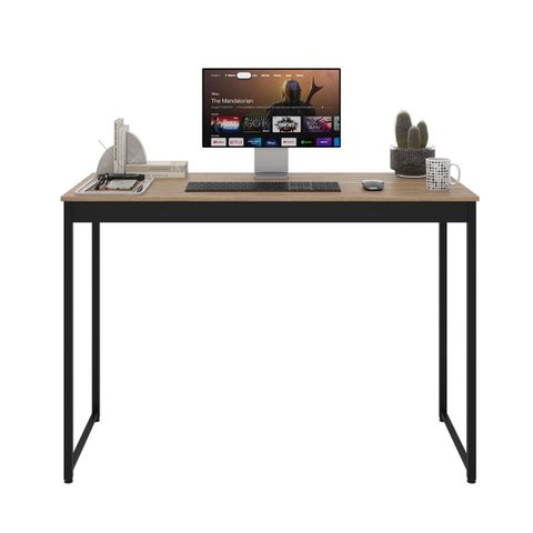 Escrivaninha Mesa para Escritório Home Office Laminado com Preto - Modelo Shoopmaga