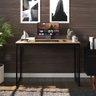 Escrivaninha Mesa para Escritório Home Office Laminado com Preto - Modelo Shoopmaga - 4