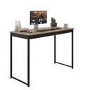 Ver imagem 3 de Escrivaninha Mesa para Escritório Home Office Laminado com Preto - Modelo Shoopmaga