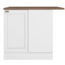 Ver imagem 7 de Cozinha Completa Modulada 10 Peças 17 Portas 2 Gavetas com Torre Quente Unna Yescasa Branco/Espresso