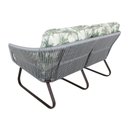Ver imagem 4 de Sófa Namoradeira Milão em Alumínio e Corda Sintética para Área, Piscina, Jardim e Decoração Trama Or