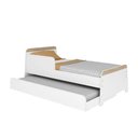 Ver imagem 5 de Bicama Infantil com Protecao Lateral Lorenza Branco/Aveiro