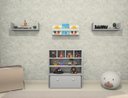 Ver imagem 2 de Estante Organizadora de Brinquedos Infantil em Mdf Plancasa:cinza Cristal