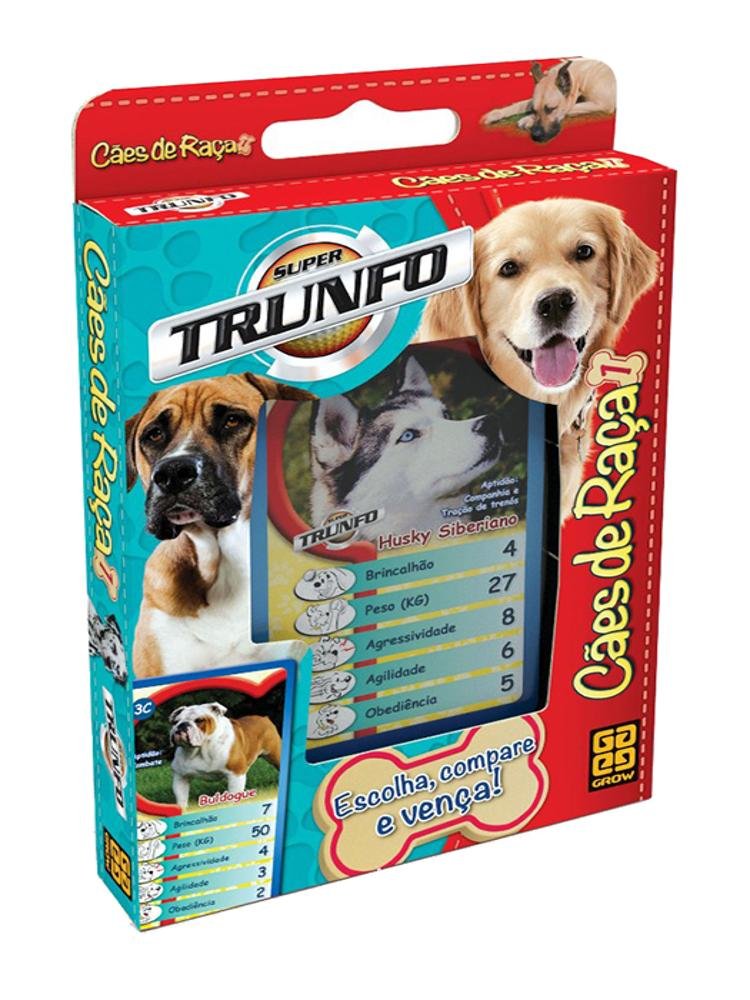 Jogo de Cartas - Super Trunfo - Cães de Raça 1 - Grow - 3