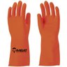 Luva Látex Reforçada 10 GG Laranja Imbat - 1