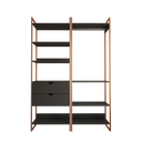 Ver imagem 2 de Dois Modulo para Closet Industrial Ferro Cobre Tampo Preto