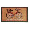 Capacho Retangular Fibra de Coco Base Pvc 60x33cm - Komeco Bicicleta - 1