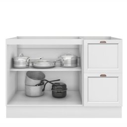 Cozinha Completa 6 Peças 15 Portas 2 Gavetas com Paneleiro Unna Yescasa - 9