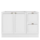 Ver imagem 6 de Cozinha Completa Modulada 6 Peças 15 Portas 2 Gavetas com Paneleiro Unna Yescasa Branco