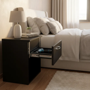 Ver mais imagens de Mesa de Cabeceira 1 Gaveta com Compartimento Secreto, Gaveta Secreta - Preto